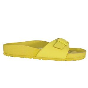 BIRKENSTOCK 1774 Madrid All Yellow Slide Sandals Women's 37/6 - Made in GERMANY